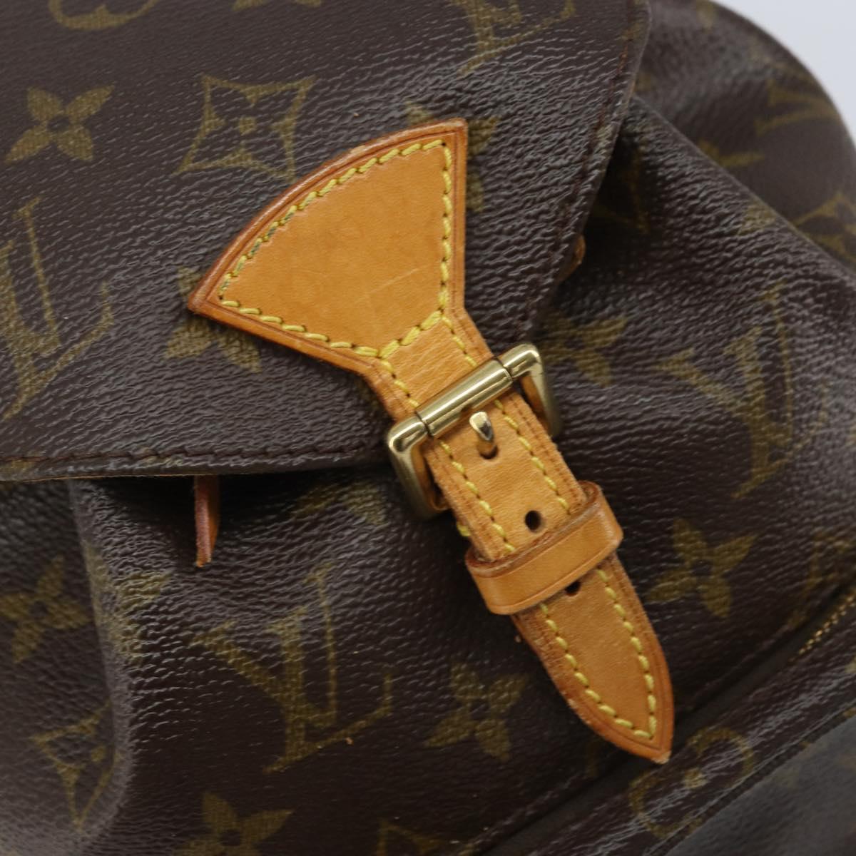 LOUIS VUITTON Monogram Montsouris PM Backpack M51137 LV Auth AMZ312