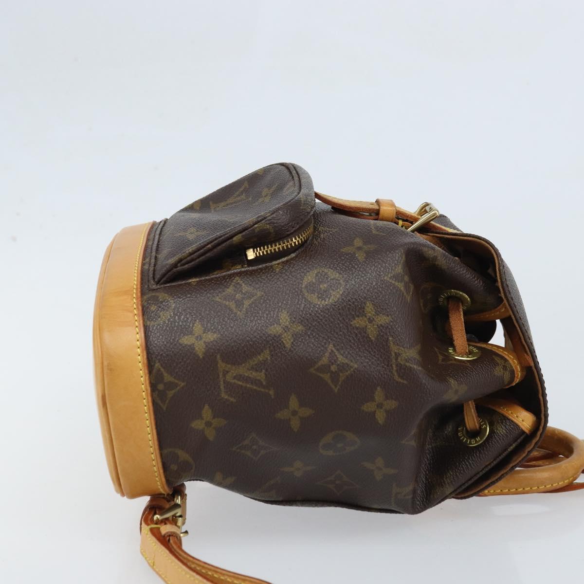 LOUIS VUITTON Monogram Montsouris PM Backpack M51137 LV Auth AMZ312