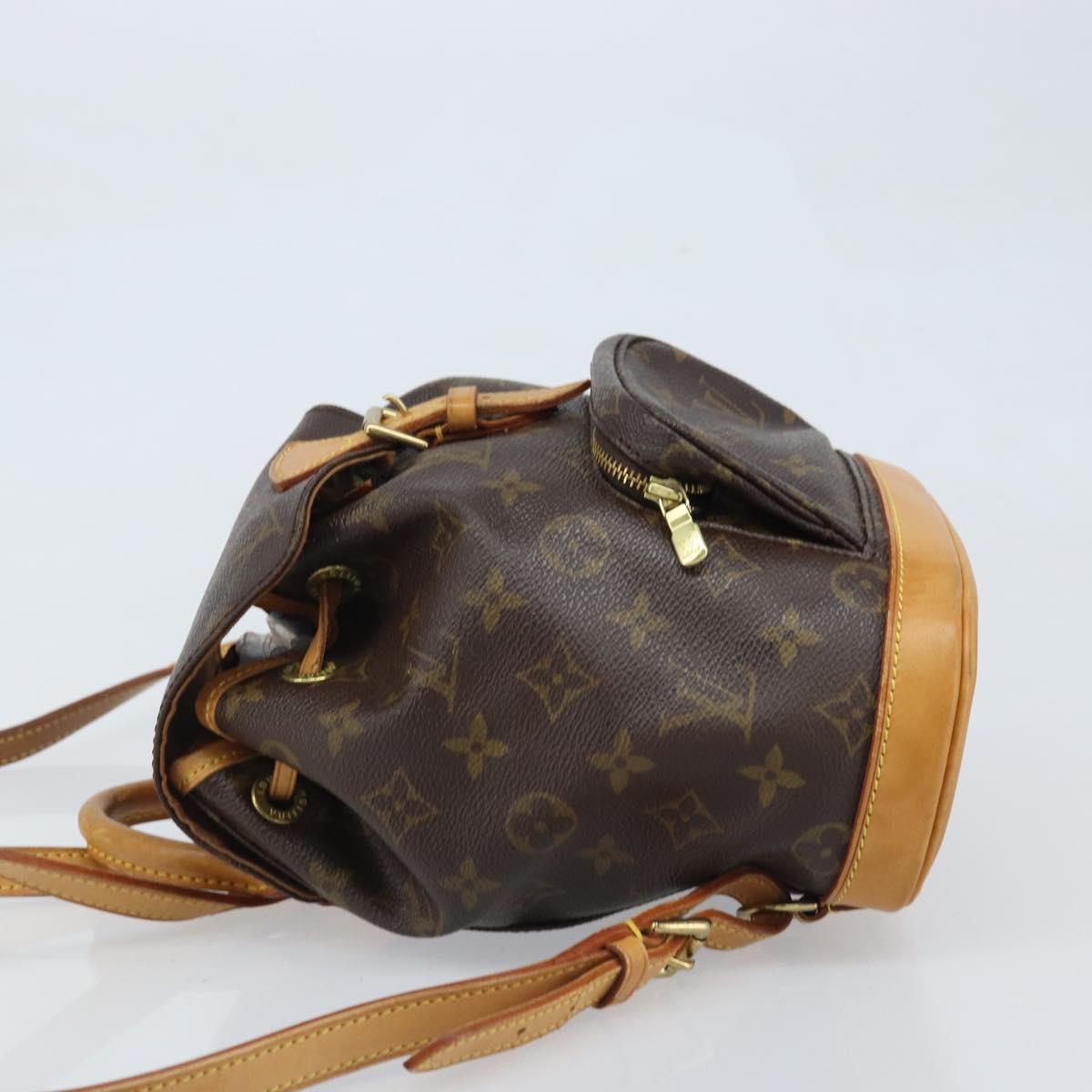 LOUIS VUITTON Monogram Montsouris PM Backpack M51137 LV Auth AMZ312