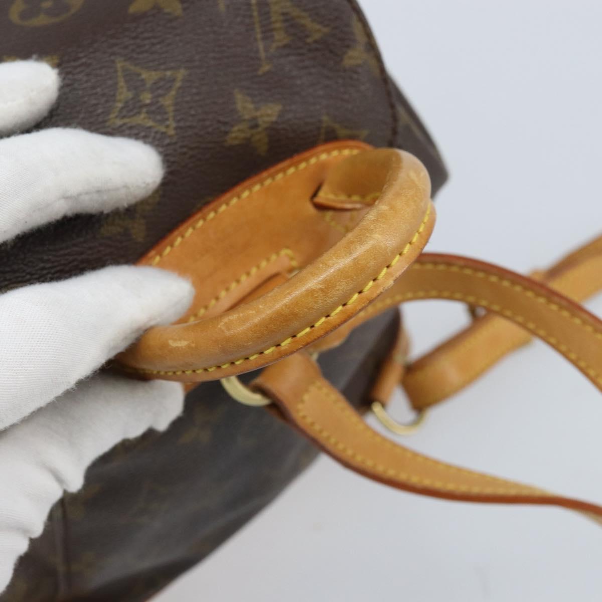 LOUIS VUITTON Monogram Montsouris PM Backpack M51137 LV Auth AMZ312