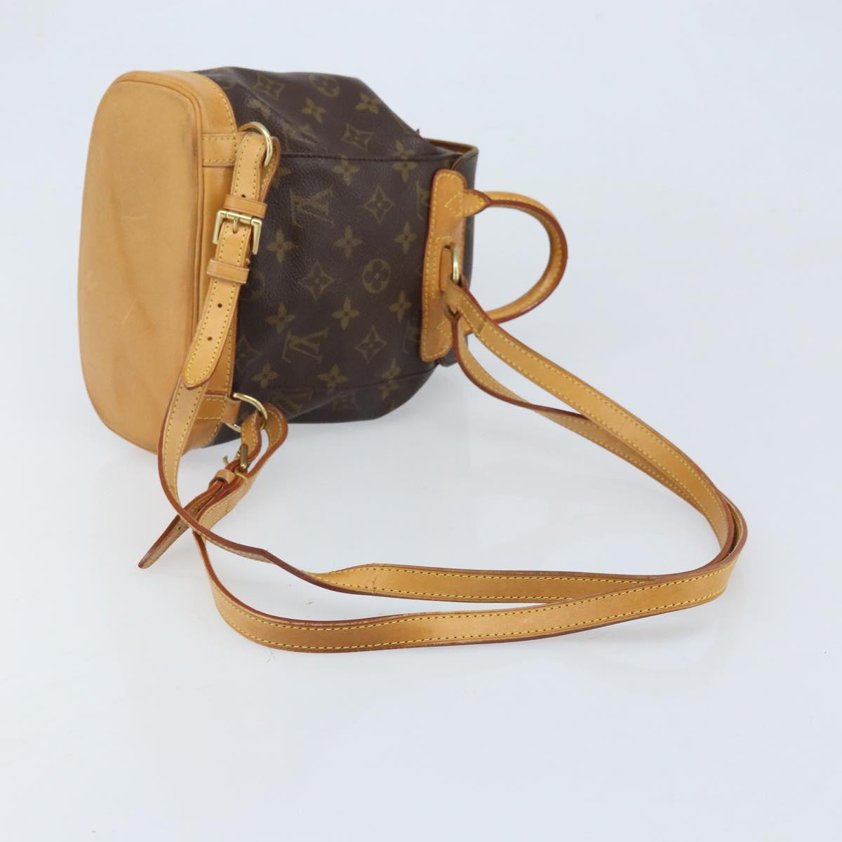 LOUIS VUITTON Monogram Montsouris PM Backpack M51137 LV Auth AMZ312