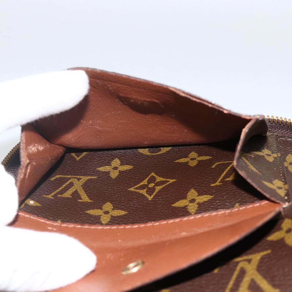 LOUIS VUITTON Monogram Poche Escapade Travel Case M60113 LV Auth AMZ316