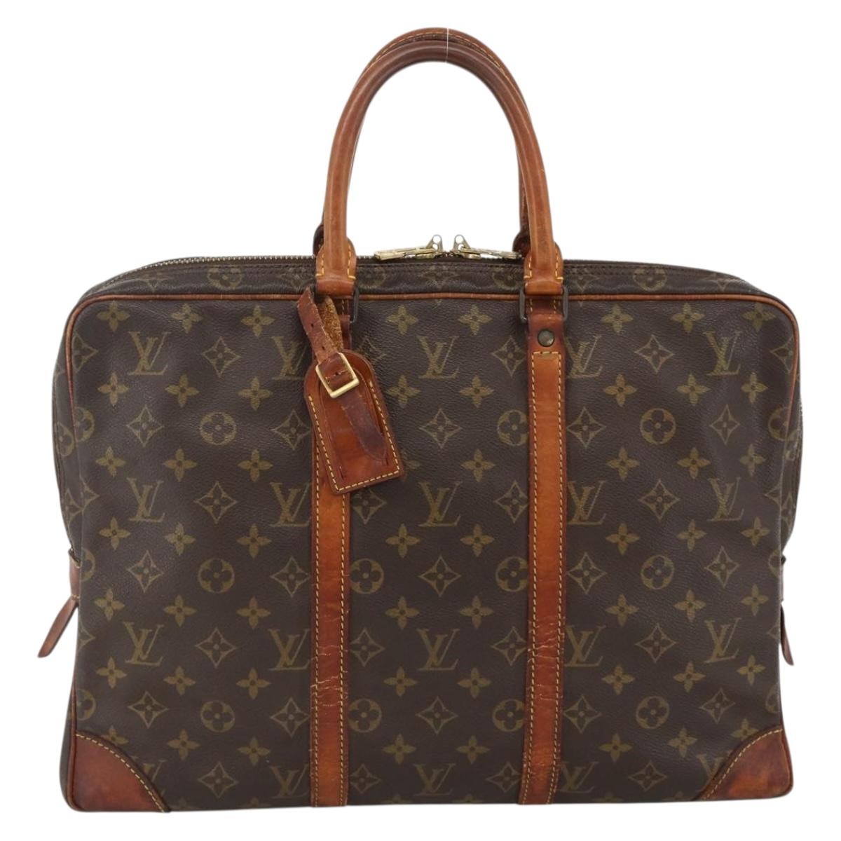 LOUIS VUITTON Monogram Porte Documents Voyage Business Bag M53361 LV Auth AMZ325