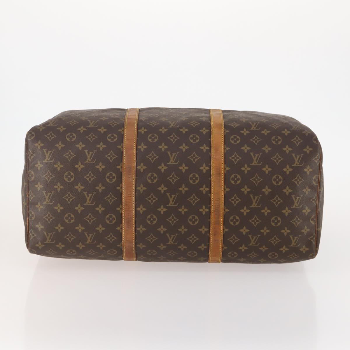 LOUIS VUITTON Monogram Sac Souple 55 Boston Bag M41622 LV Auth AMZ328