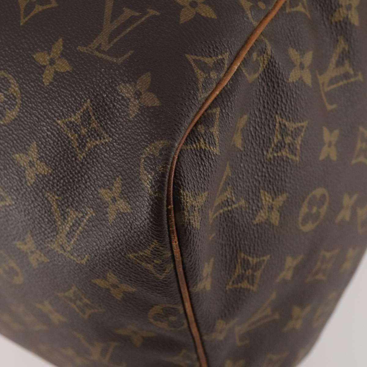 LOUIS VUITTON Monogram Sac Souple 55 Boston Bag M41622 LV Auth AMZ328