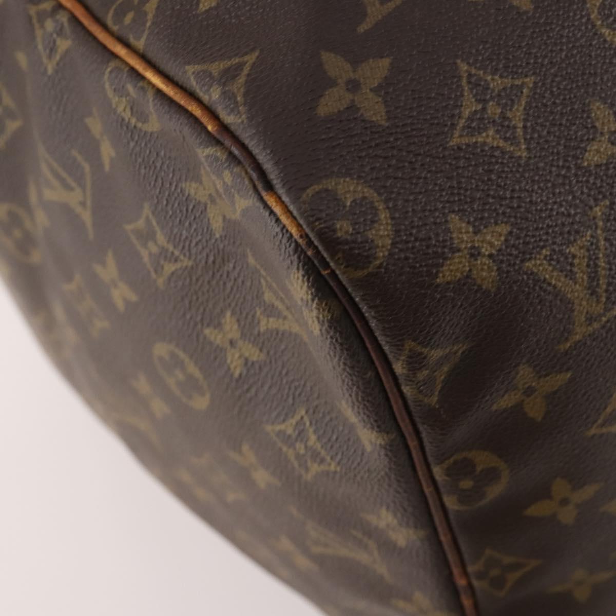 LOUIS VUITTON Monogram Sac Souple 55 Boston Bag M41622 LV Auth AMZ328