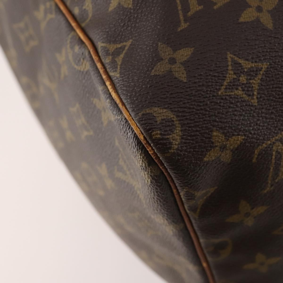 LOUIS VUITTON Monogram Sac Souple 55 Boston Bag M41622 LV Auth AMZ328