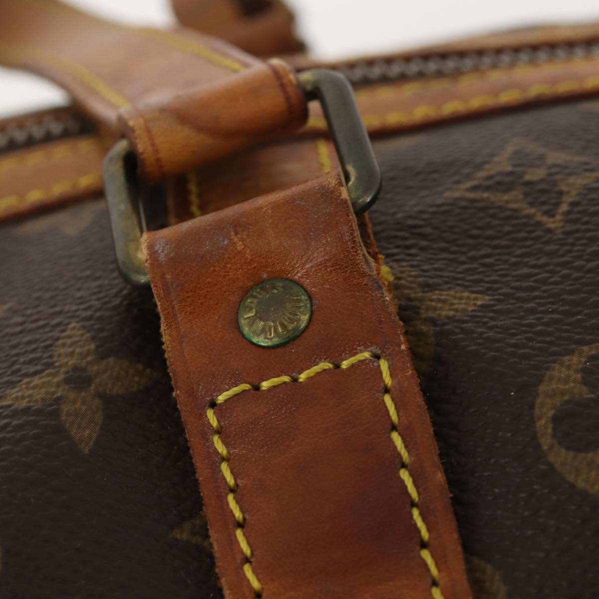 LOUIS VUITTON Monogram Sac Souple 55 Boston Bag M41622 LV Auth AMZ328