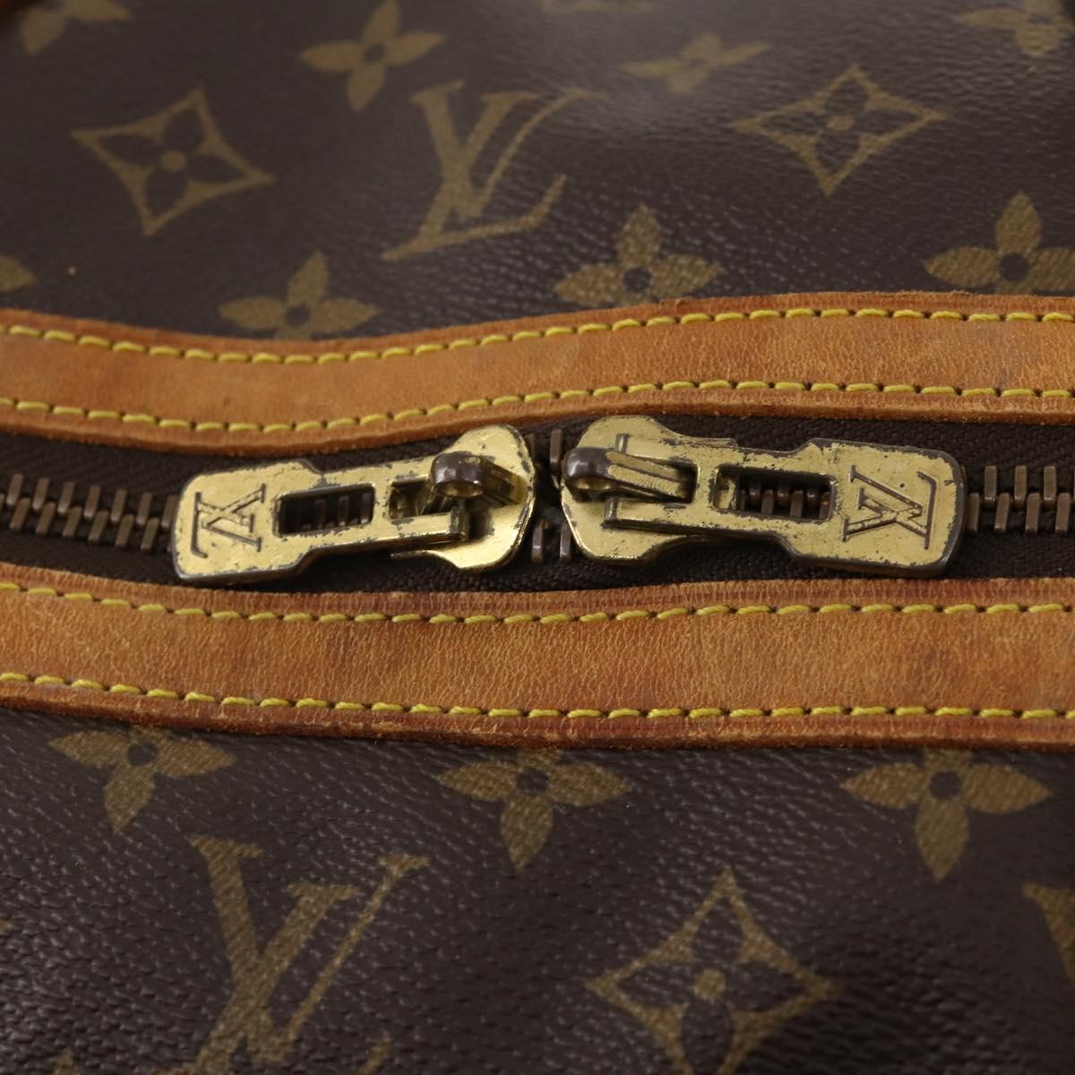 LOUIS VUITTON Monogram Sac Souple 55 Boston Bag M41622 LV Auth AMZ328