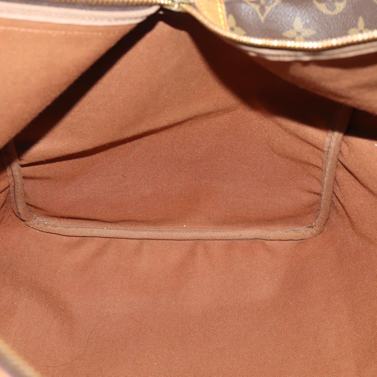 LOUIS VUITTON Monogram Sac Souple 55 Boston Bag M41622 LV Auth AMZ328