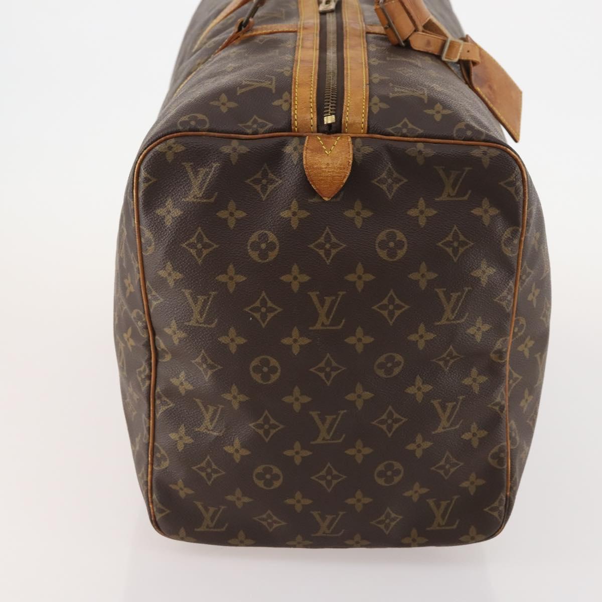 LOUIS VUITTON Monogram Sac Souple 55 Boston Bag M41622 LV Auth AMZ328