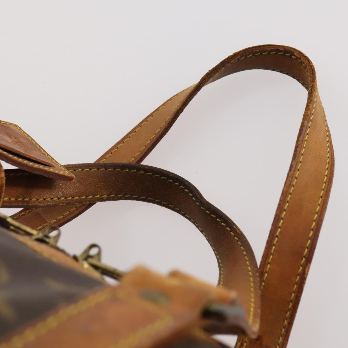 LOUIS VUITTON Monogram Sac Souple 55 Boston Bag M41622 LV Auth AMZ328