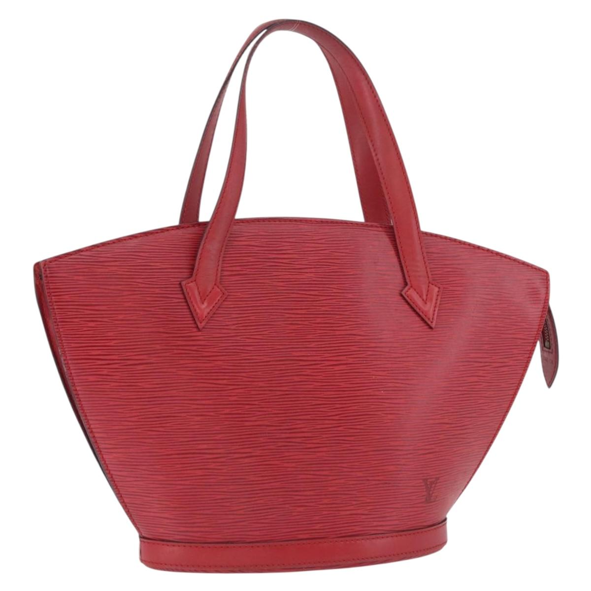 LOUIS VUITTON Epi Saint Jacques Shoulder Bag Red M52277 LV Auth AMZ330