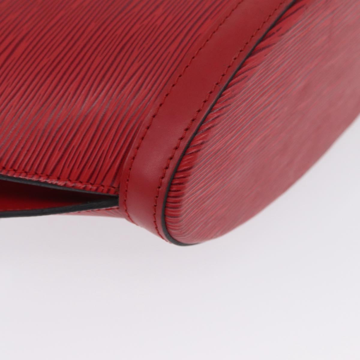 LOUIS VUITTON Epi Saint Jacques Shoulder Bag Red M52277 LV Auth AMZ330