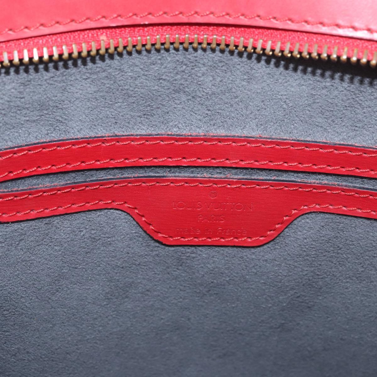 LOUIS VUITTON Epi Saint Jacques Shoulder Bag Red M52277 LV Auth AMZ330