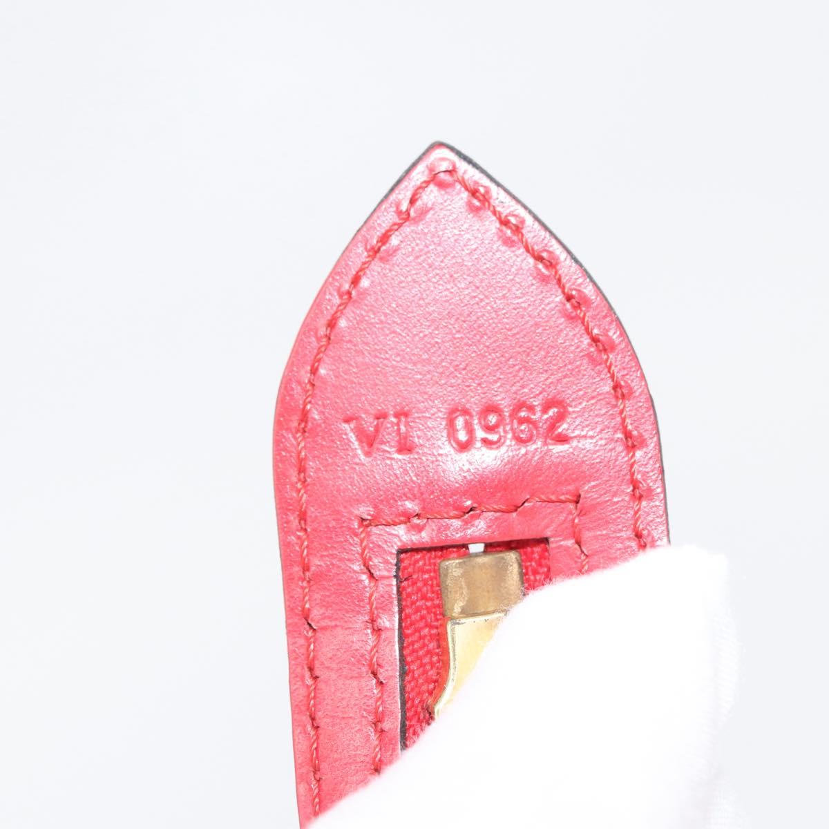 LOUIS VUITTON Epi Saint Jacques Shoulder Bag Red M52277 LV Auth AMZ330