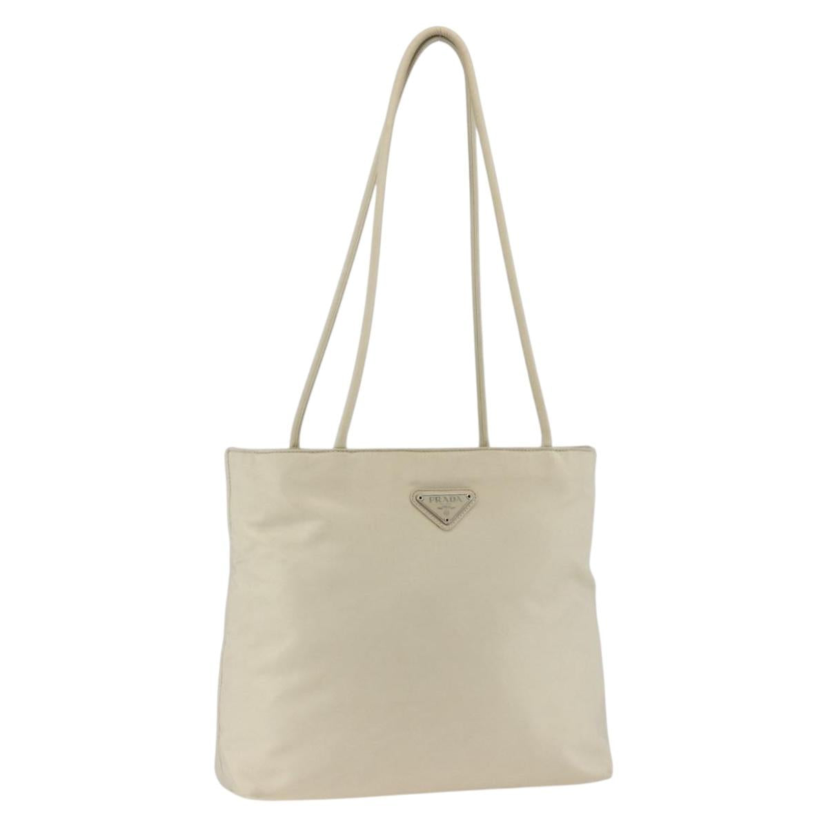 PRADA Tote Bag Nylon Pink Auth AMZ340