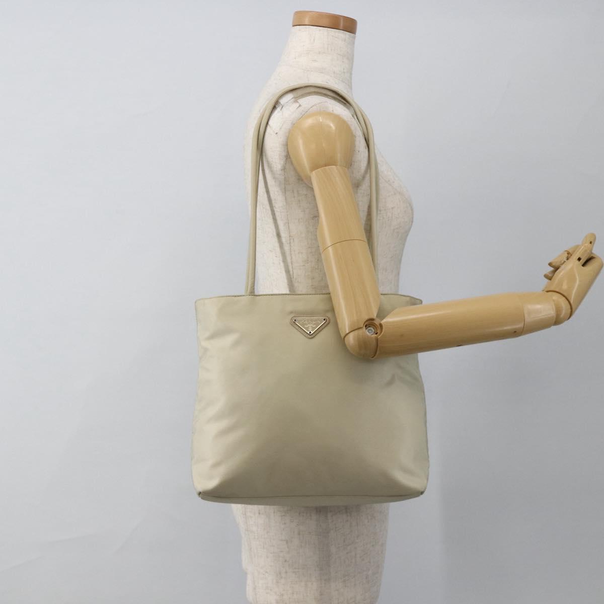 PRADA Tote Bag Nylon Pink Auth AMZ340
