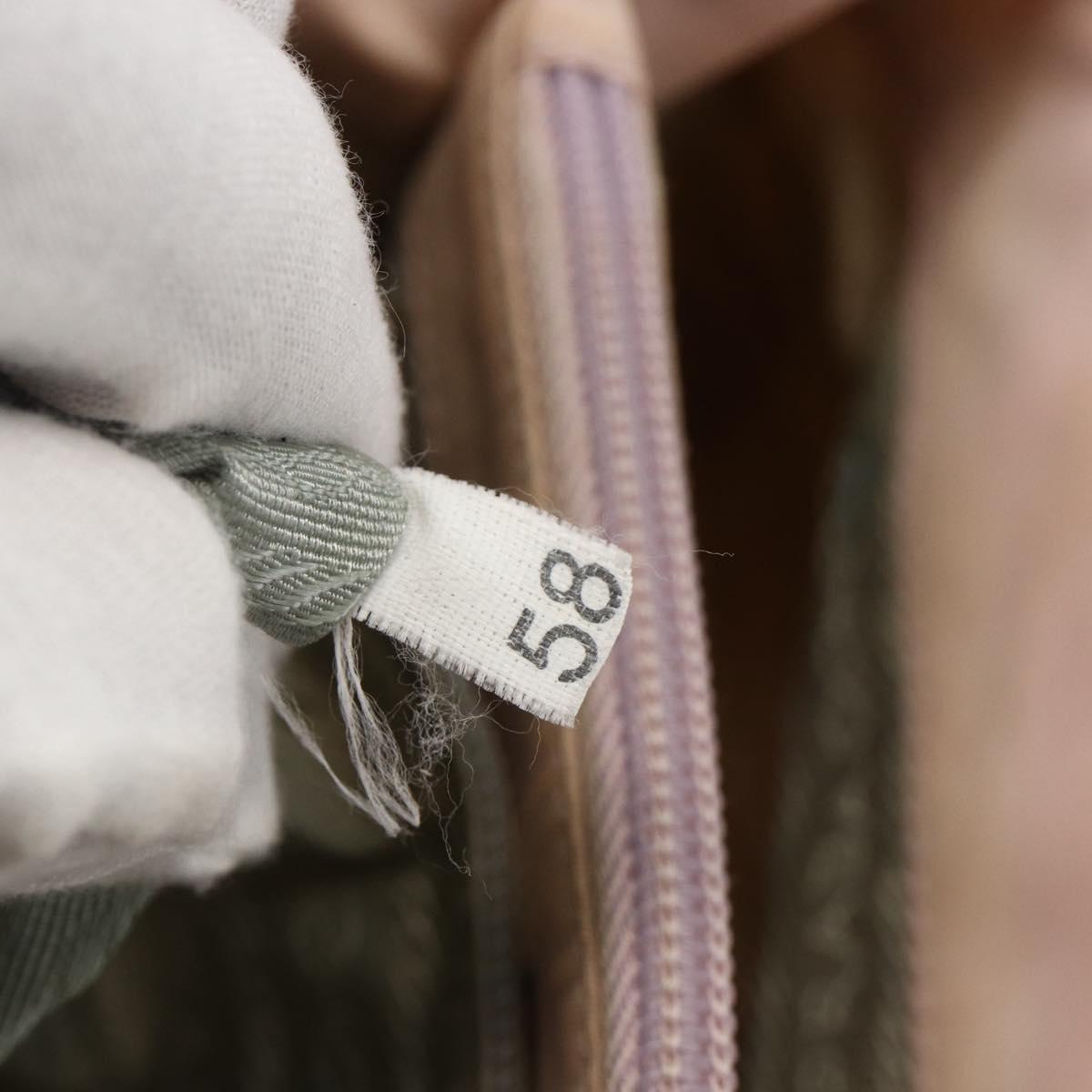 PRADA Hand Bag Nylon Pink Silver Auth AMZ341