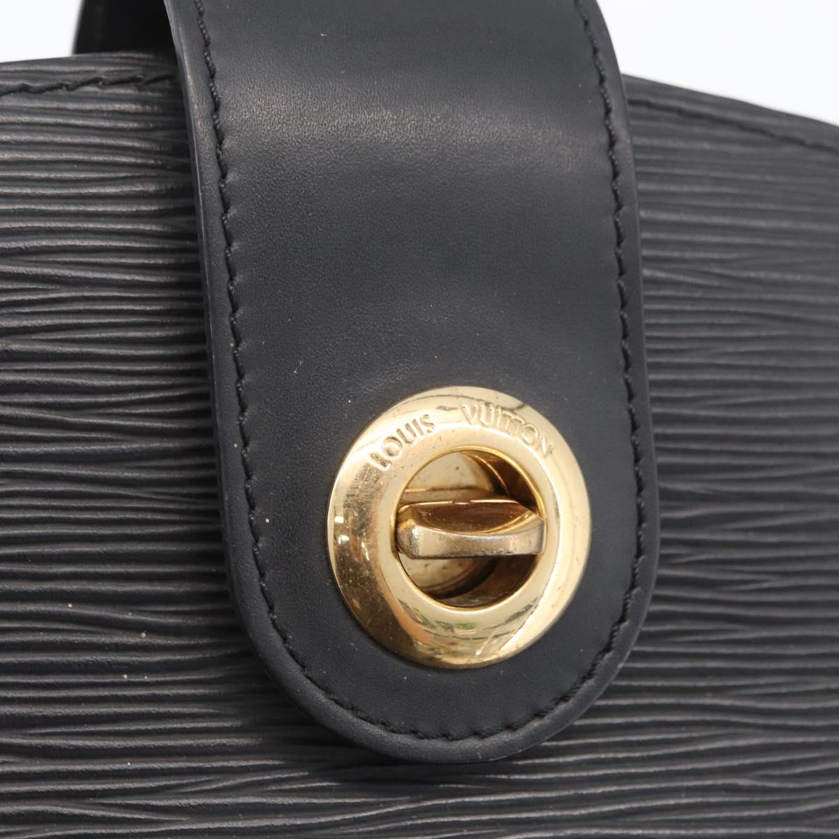 LOUIS VUITTON Epi Cluny Shoulder Bag Black M52252 LV Auth AMZ359