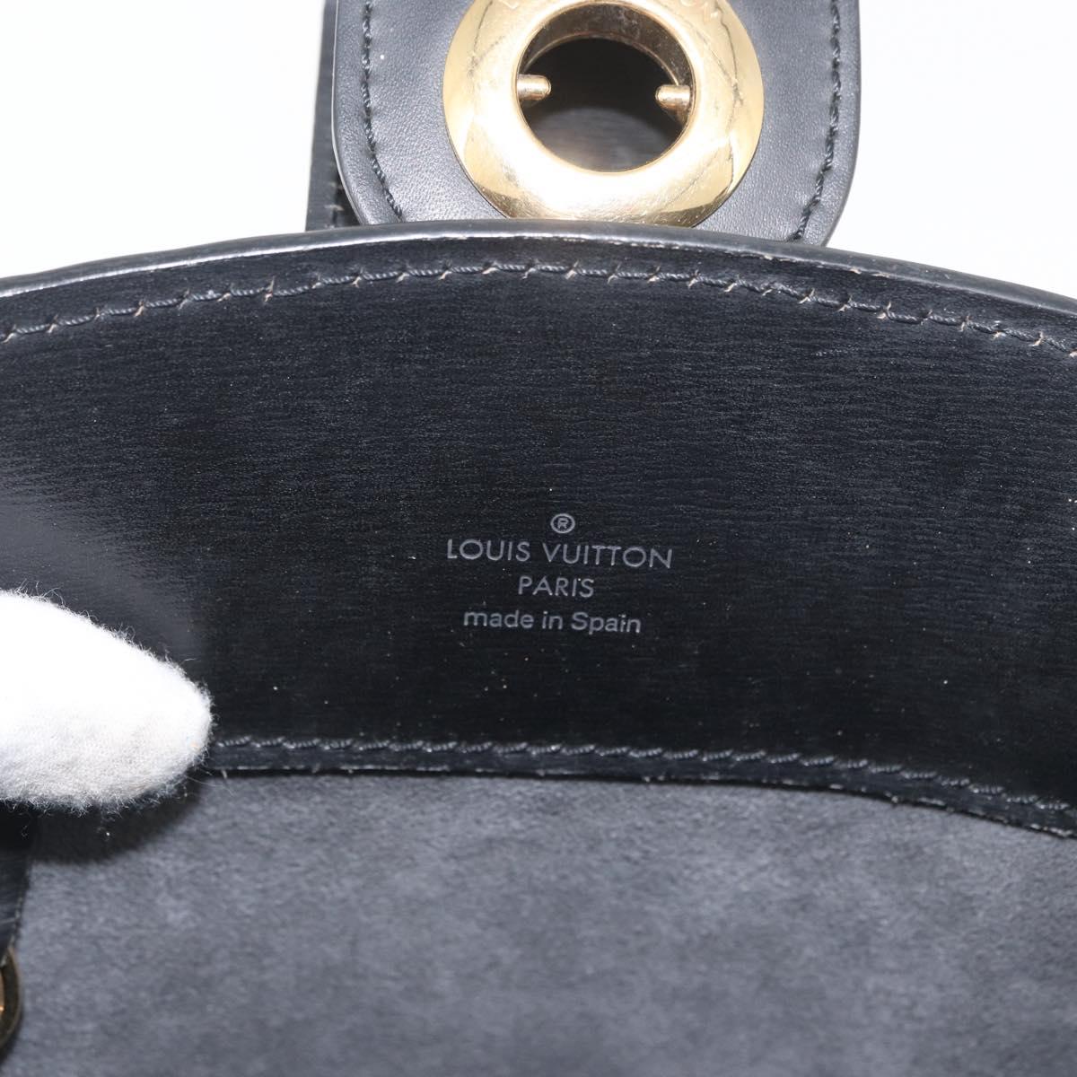 LOUIS VUITTON Epi Cluny Shoulder Bag Black M52252 LV Auth AMZ359