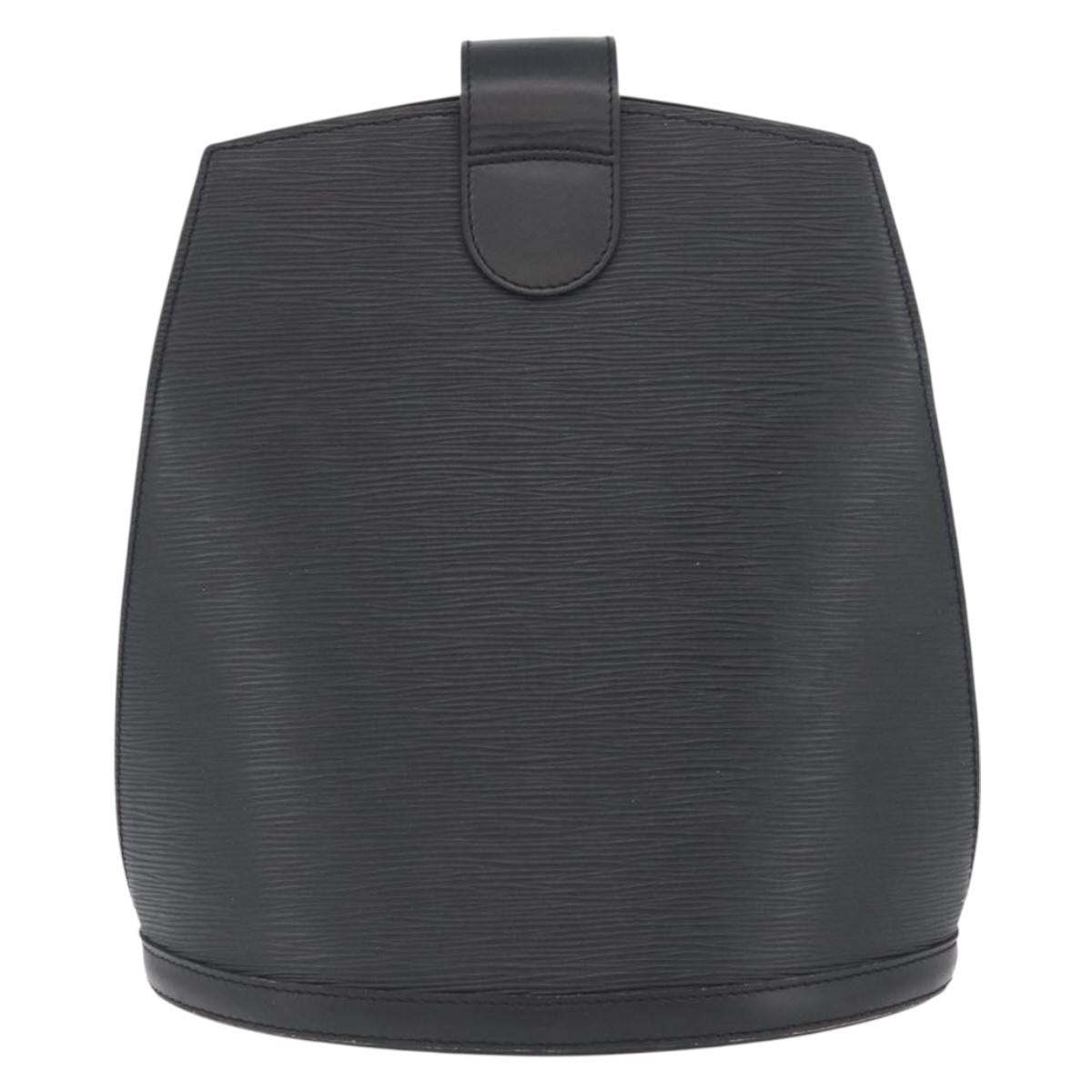 LOUIS VUITTON Epi Cluny Shoulder Bag Black M52252 LV Auth AMZ359