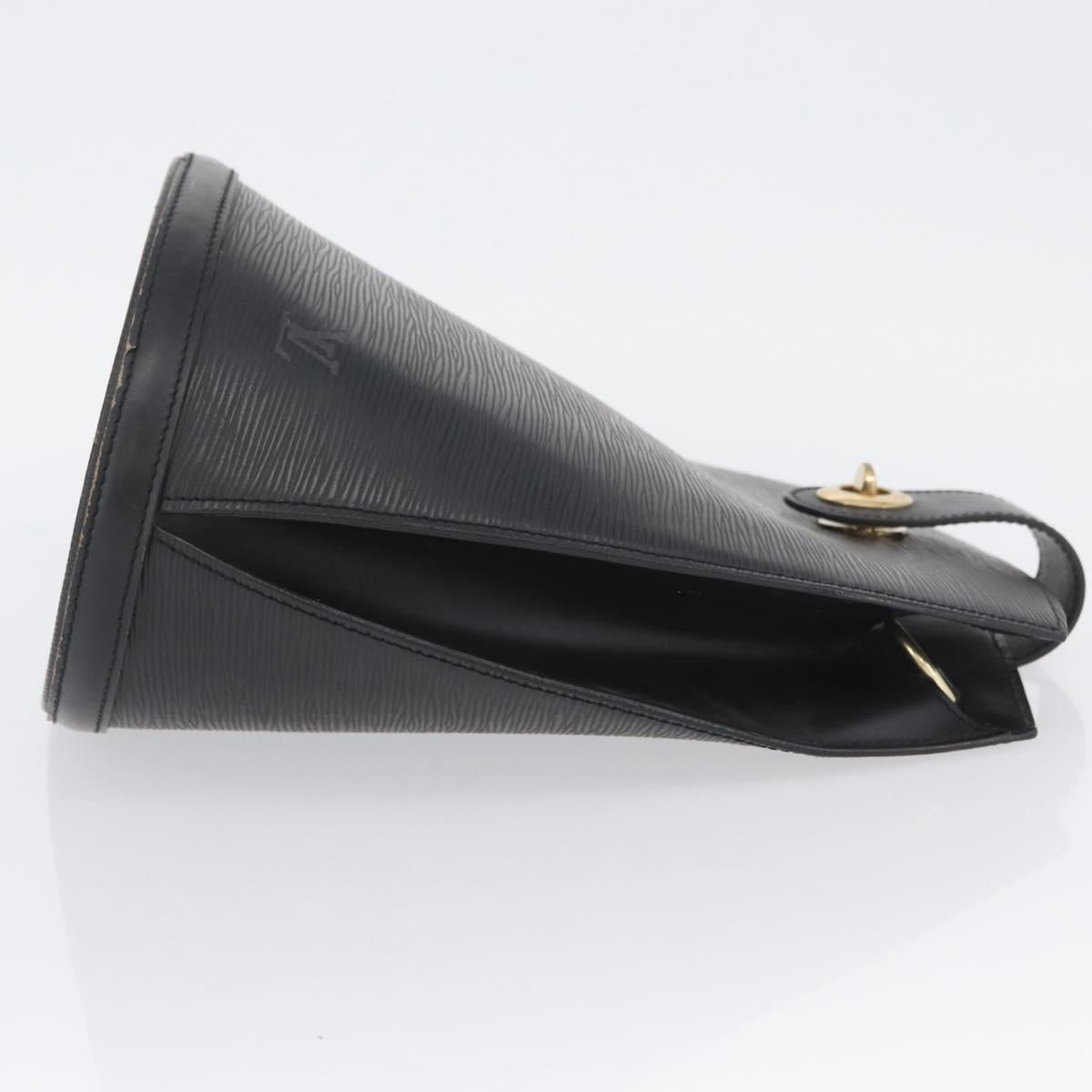 LOUIS VUITTON Epi Cluny Shoulder Bag Black M52252 LV Auth AMZ359