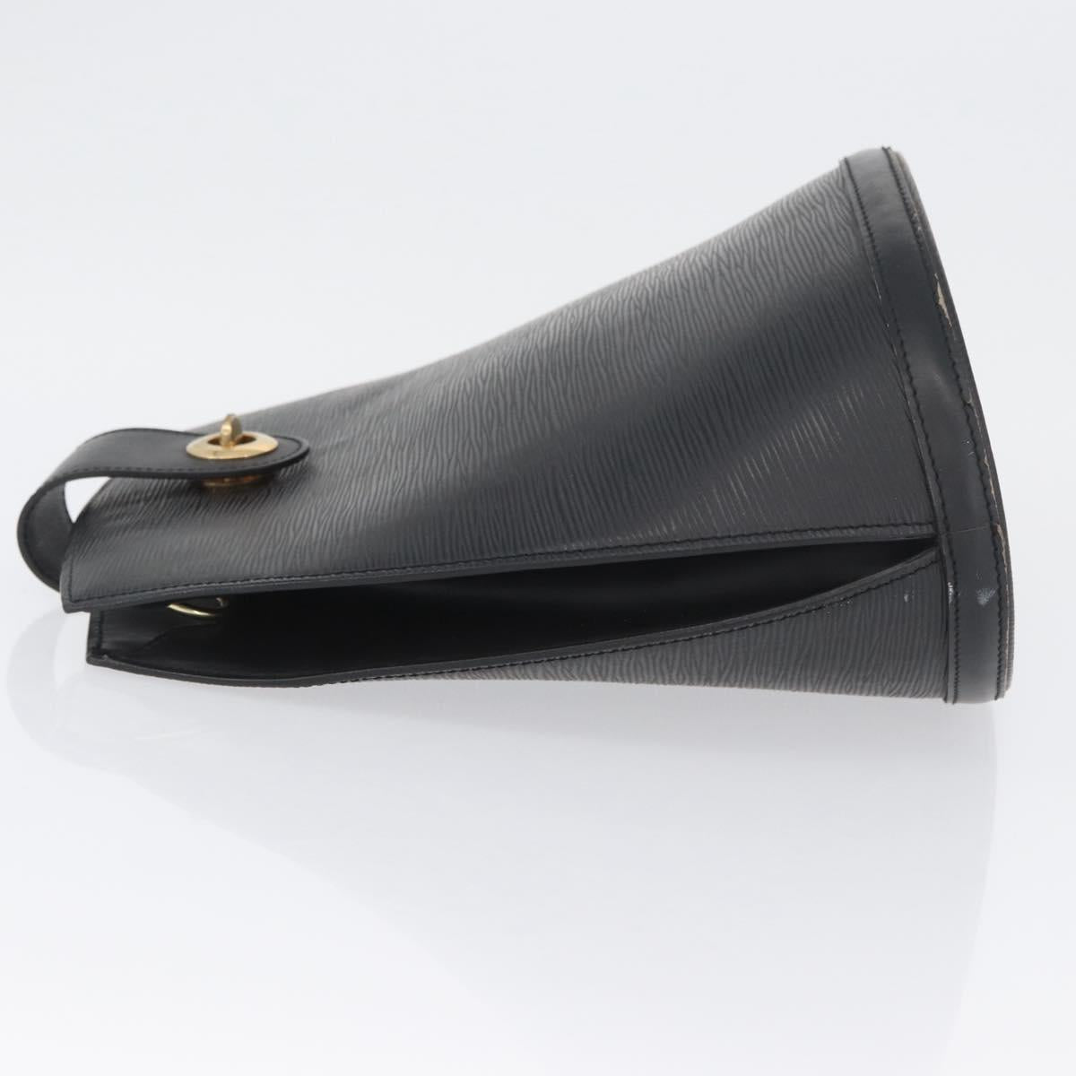 LOUIS VUITTON Epi Cluny Shoulder Bag Black M52252 LV Auth AMZ359