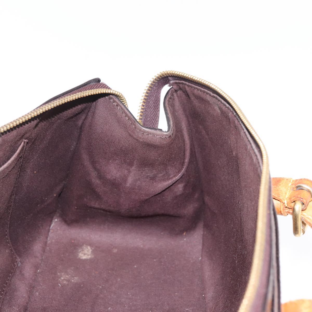LOUIS VUITTON Monogram Vernis Rosewood Avenue Bag Amarante M93510 Auth AMZ365