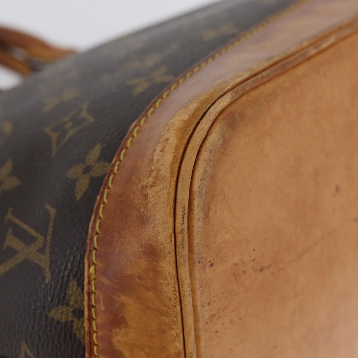 LOUIS VUITTON Monogram Alma Hand Bag M51130 LV Auth AMZ386