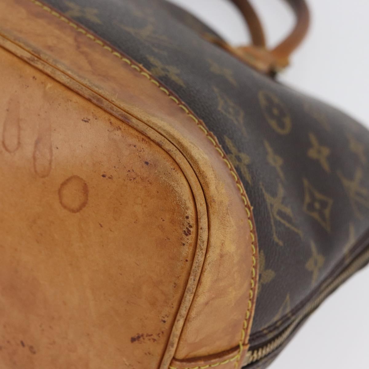 LOUIS VUITTON Monogram Alma Hand Bag M51130 LV Auth AMZ386
