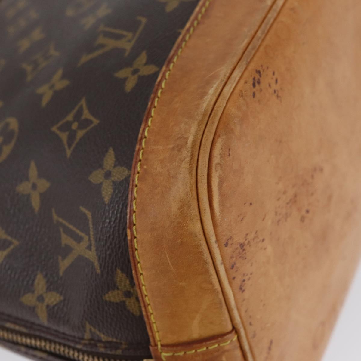 LOUIS VUITTON Monogram Alma Hand Bag M51130 LV Auth AMZ386