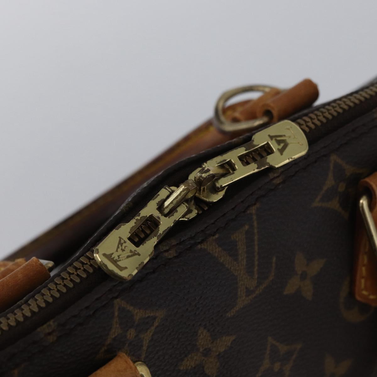 LOUIS VUITTON Monogram Alma Hand Bag M51130 LV Auth AMZ386