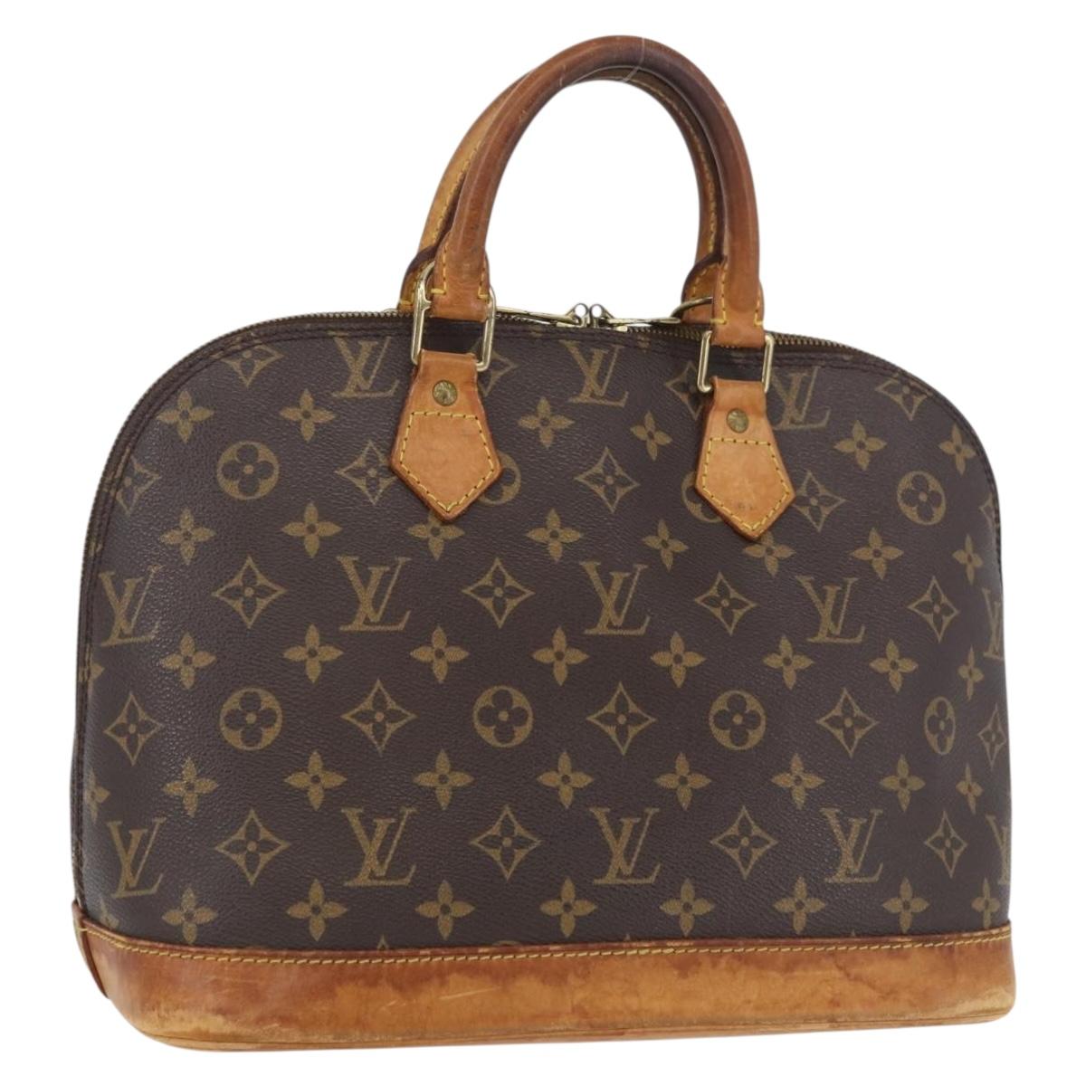 LOUIS VUITTON Monogram Alma Hand Bag M51130 LV Auth AMZ386