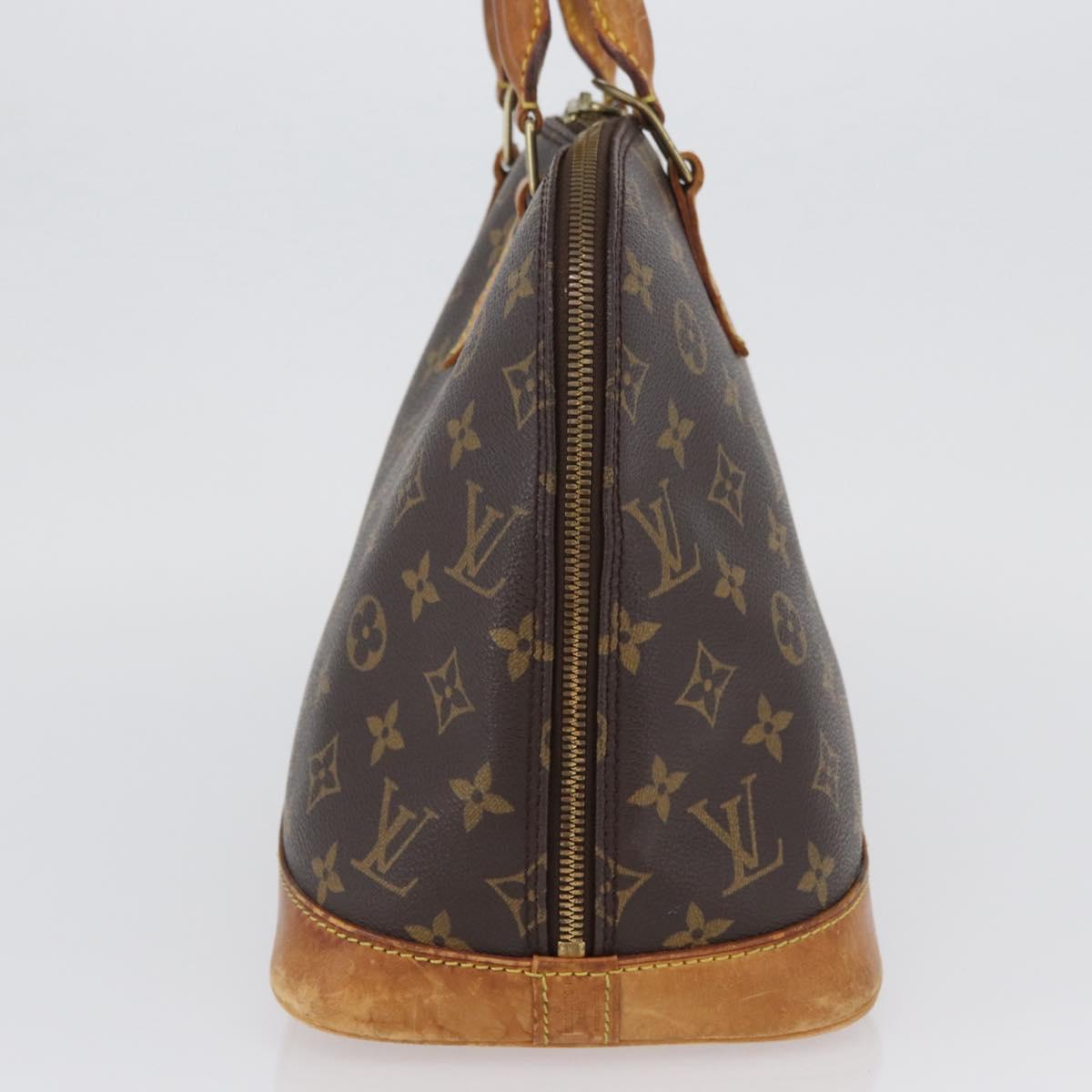 LOUIS VUITTON Monogram Alma Hand Bag M51130 LV Auth AMZ386