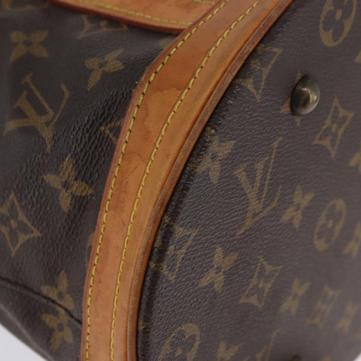 LOUIS VUITTON Monogram Bucket GM Shoulder Bag M42236 LV Auth AMZ387