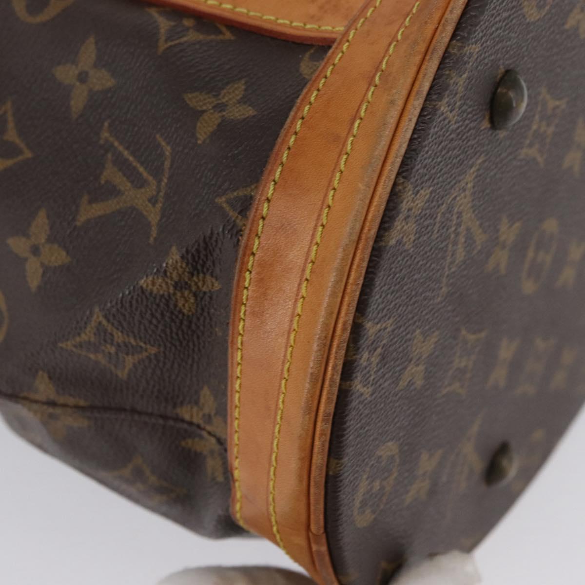 LOUIS VUITTON Monogram Bucket GM Shoulder Bag M42236 LV Auth AMZ387