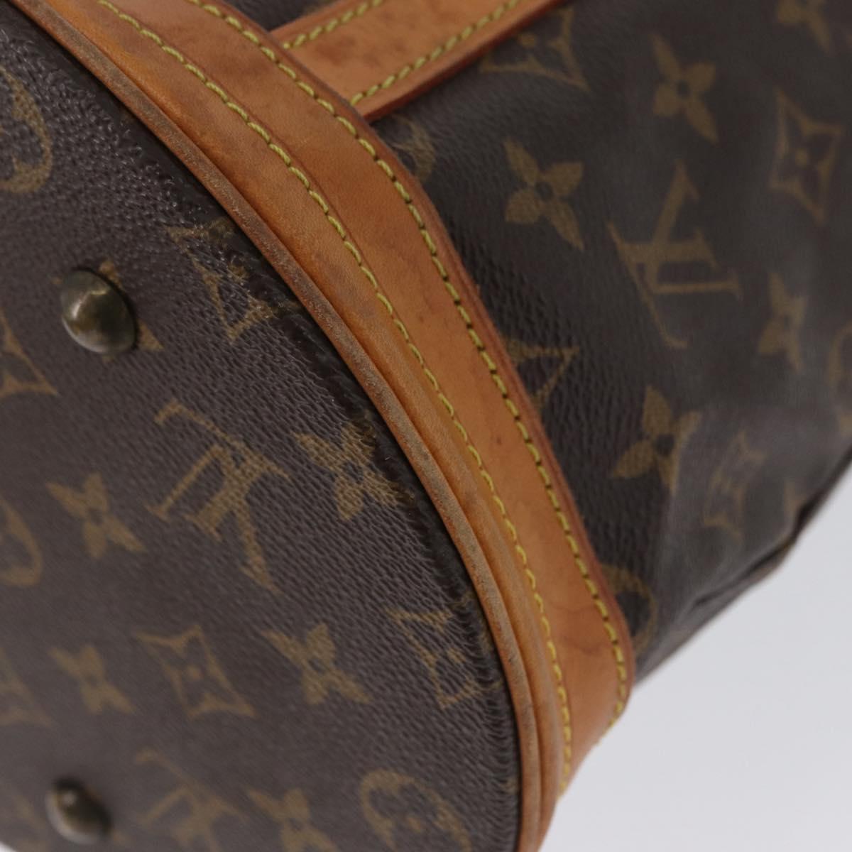 LOUIS VUITTON Monogram Bucket GM Shoulder Bag M42236 LV Auth AMZ387