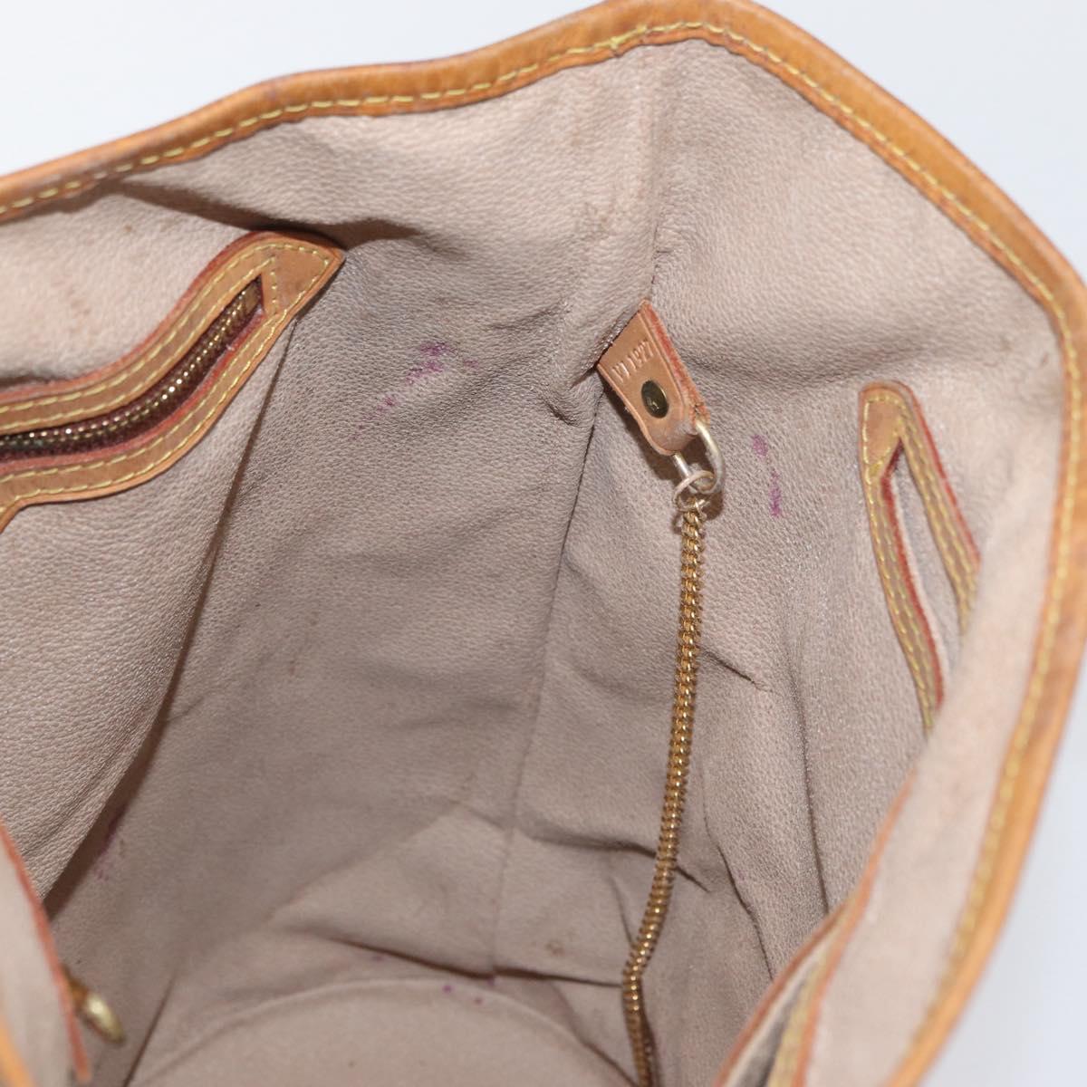 LOUIS VUITTON Monogram Bucket GM Shoulder Bag M42236 LV Auth AMZ387