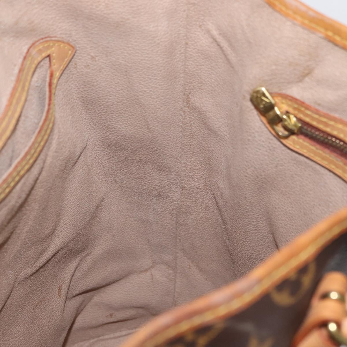 LOUIS VUITTON Monogram Bucket GM Shoulder Bag M42236 LV Auth AMZ387
