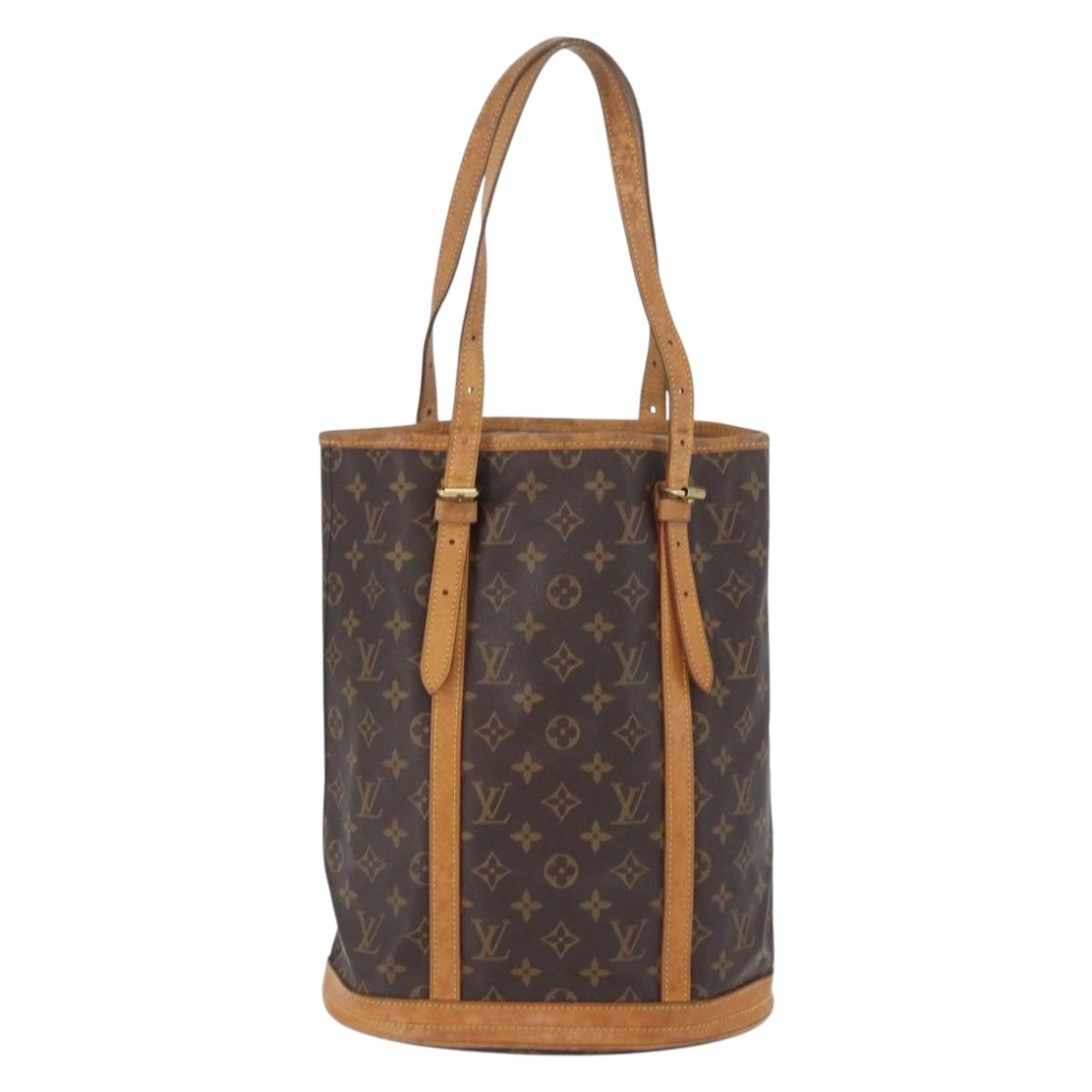 LOUIS VUITTON Monogram Bucket GM Shoulder Bag M42236 LV Auth AMZ387
