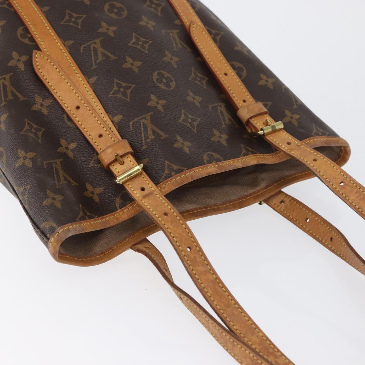 LOUIS VUITTON Monogram Bucket GM Shoulder Bag M42236 LV Auth AMZ387