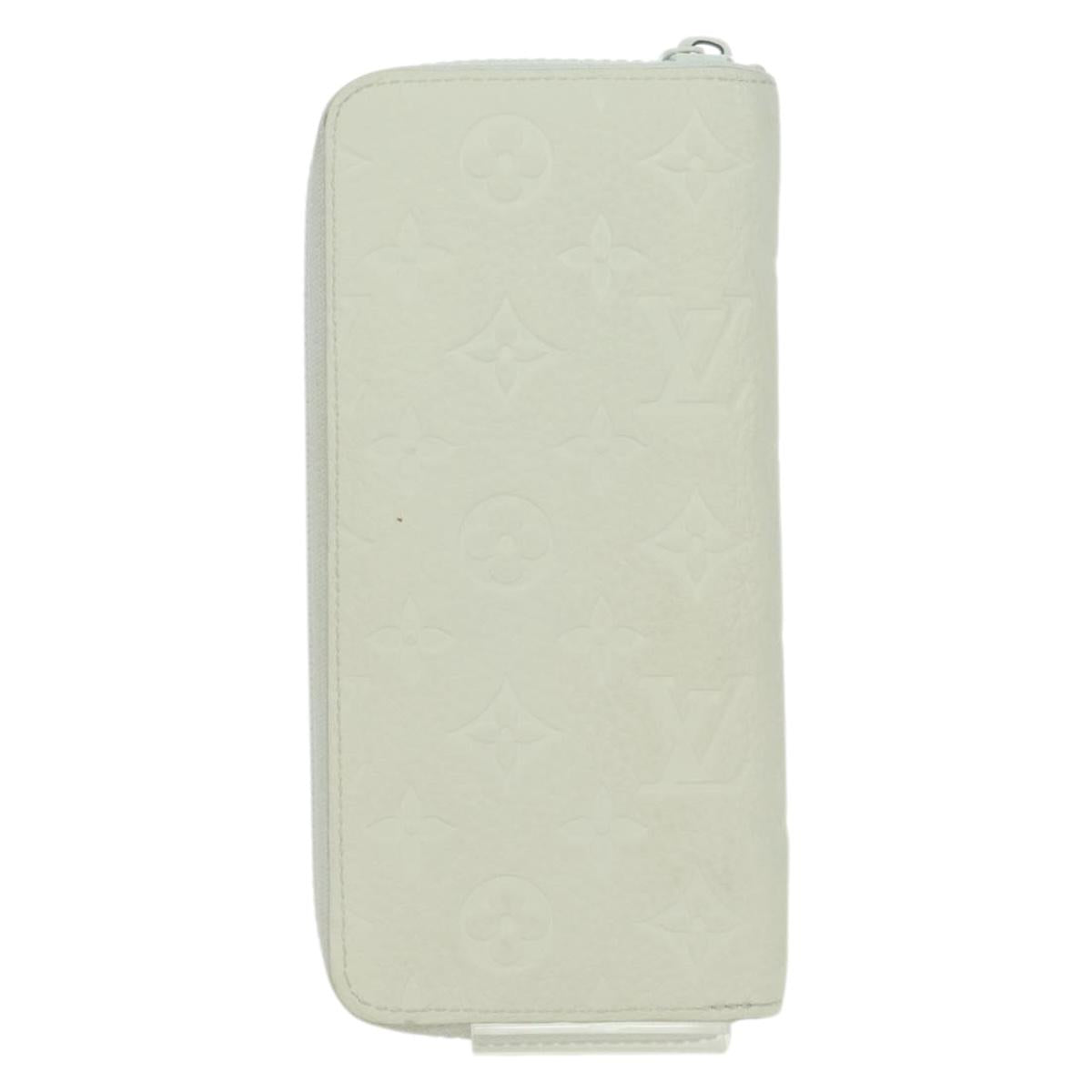 LOUIS VUITTON Taurillon Zippy Wallet Vertical LV Friend M80337 LV Auth AMZ395M