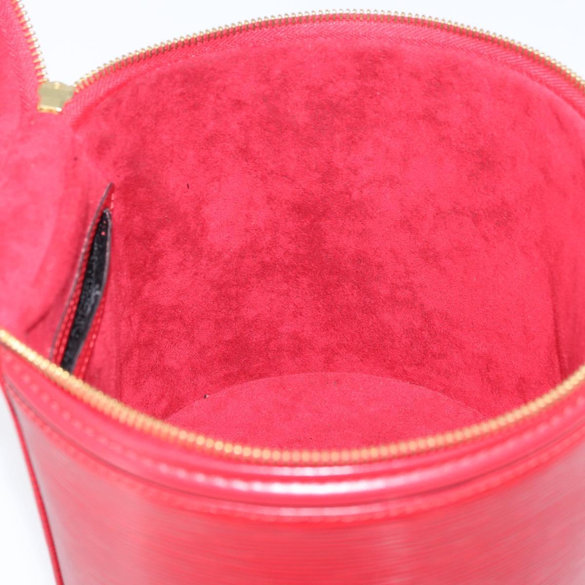 LOUIS VUITTON Epi Cannes Hand Bag Red M48037 LV Auth AMZ418