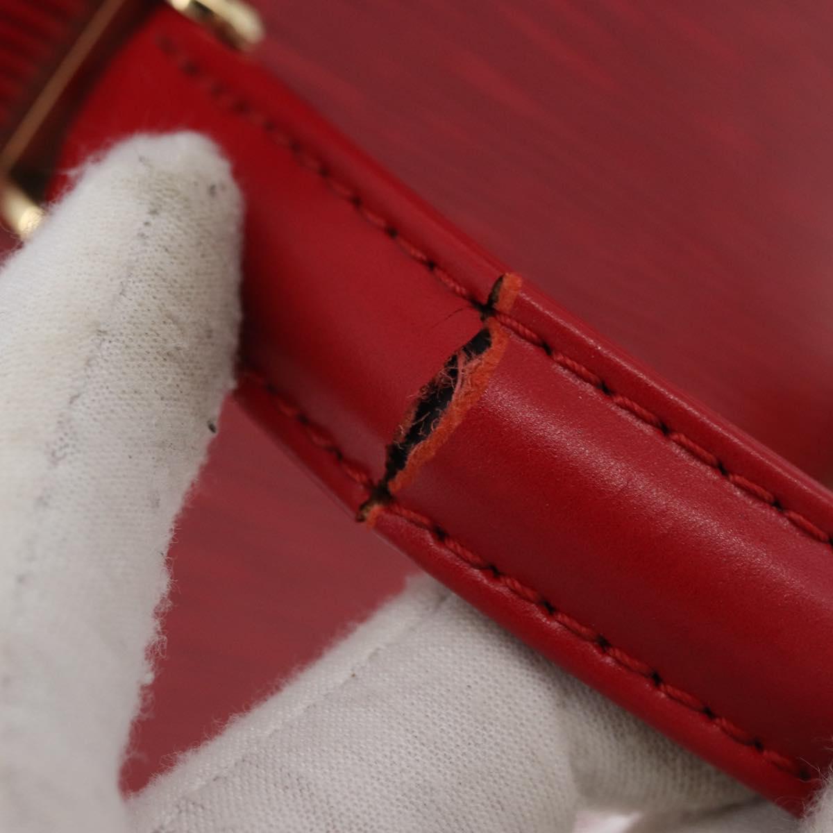 LOUIS VUITTON Epi Cannes Hand Bag Red M48037 LV Auth AMZ418