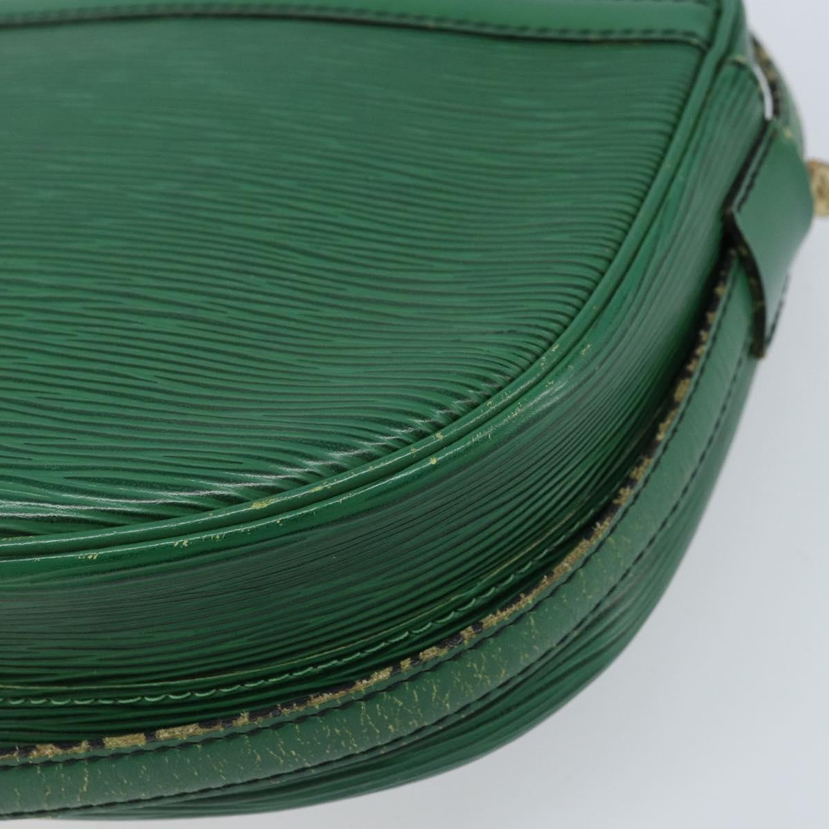 LOUIS VUITTON Epi Jeune Fille MM Shoulder Bag Green M52154 LV Auth AMZ419