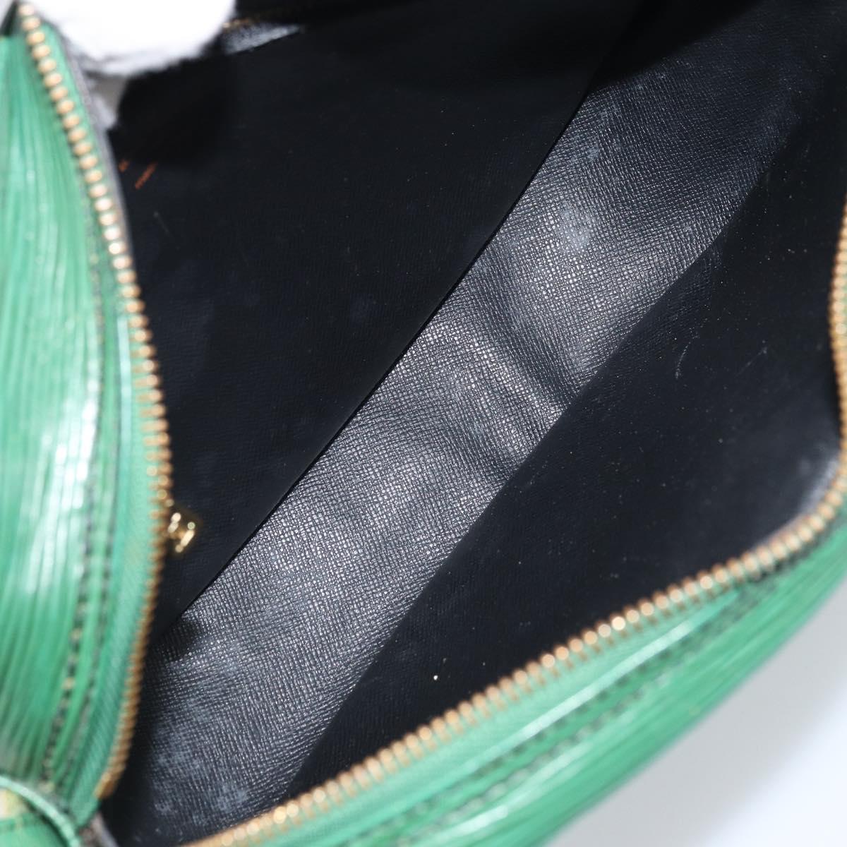 LOUIS VUITTON Epi Jeune Fille MM Shoulder Bag Green M52154 LV Auth AMZ419
