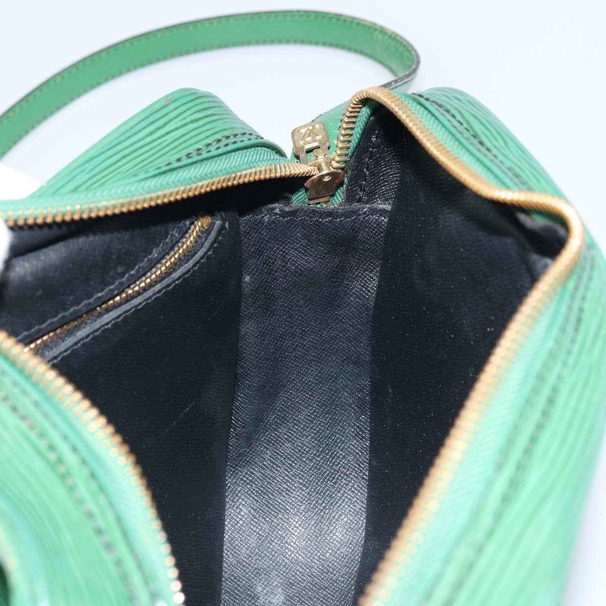 LOUIS VUITTON Epi Jeune Fille MM Shoulder Bag Green M52154 LV Auth AMZ419