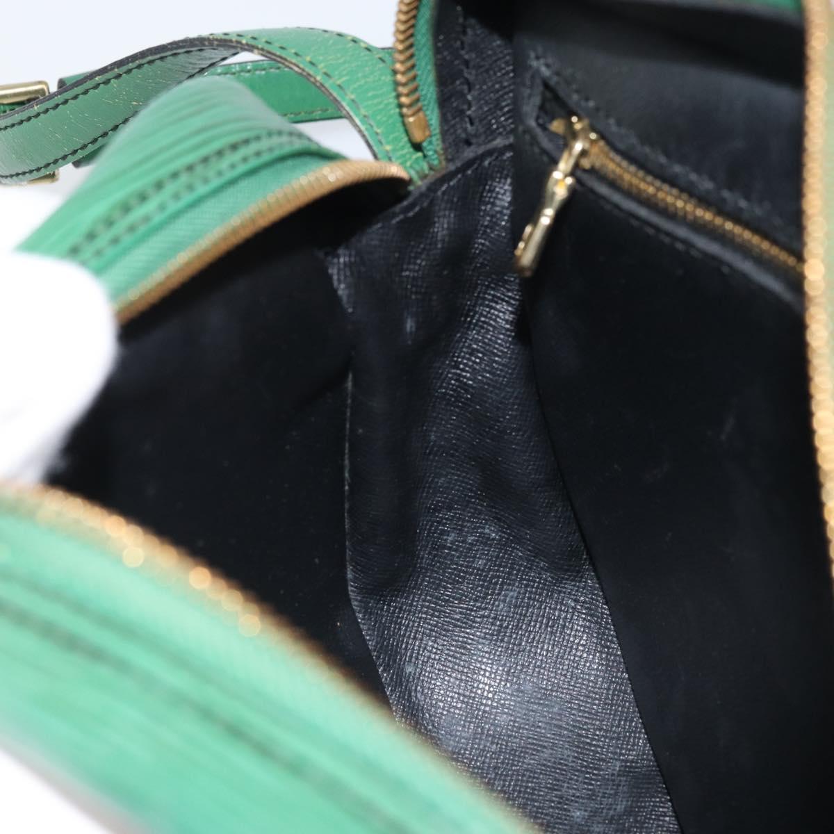 LOUIS VUITTON Epi Jeune Fille MM Shoulder Bag Green M52154 LV Auth AMZ419