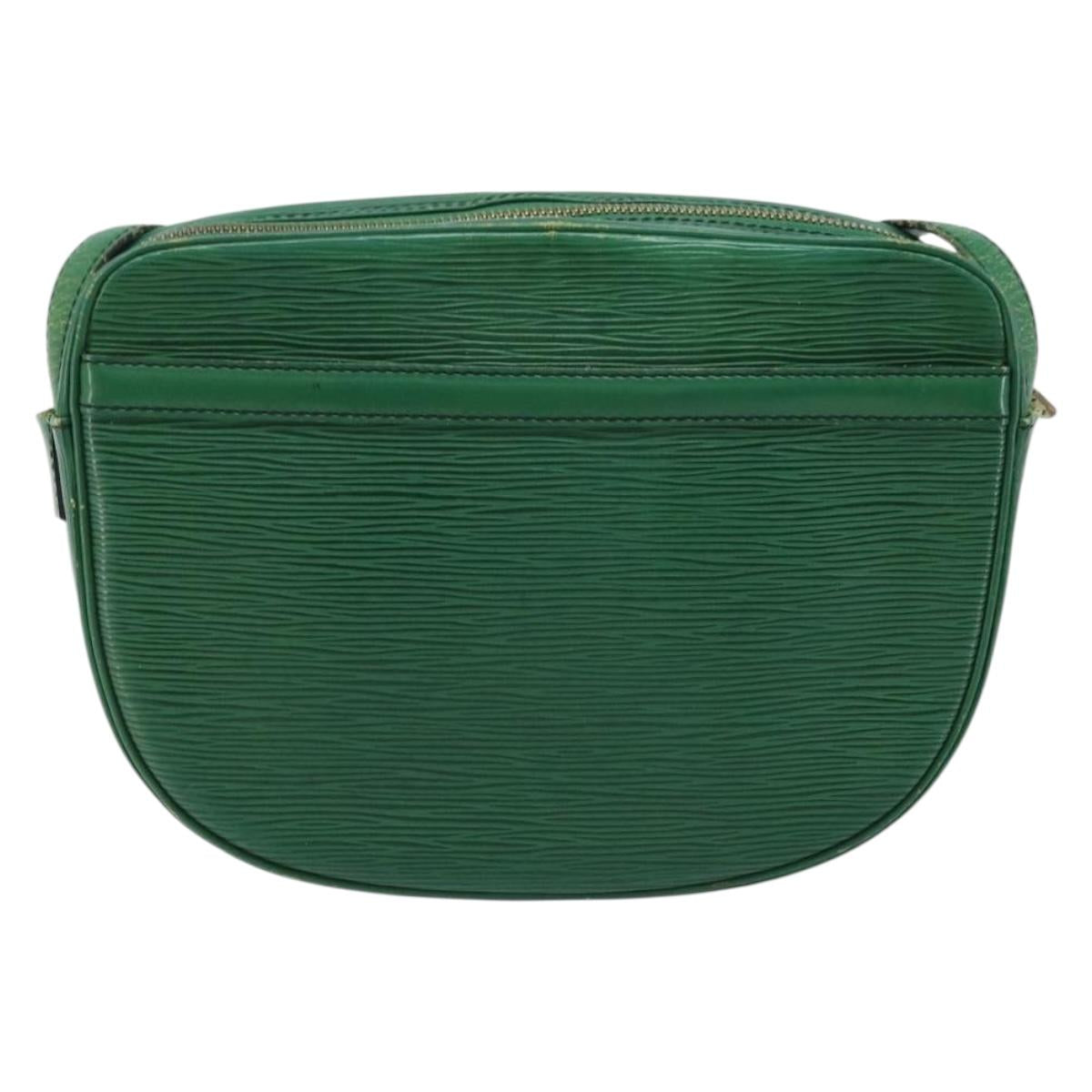 LOUIS VUITTON Epi Jeune Fille MM Shoulder Bag Green M52154 LV Auth AMZ419
